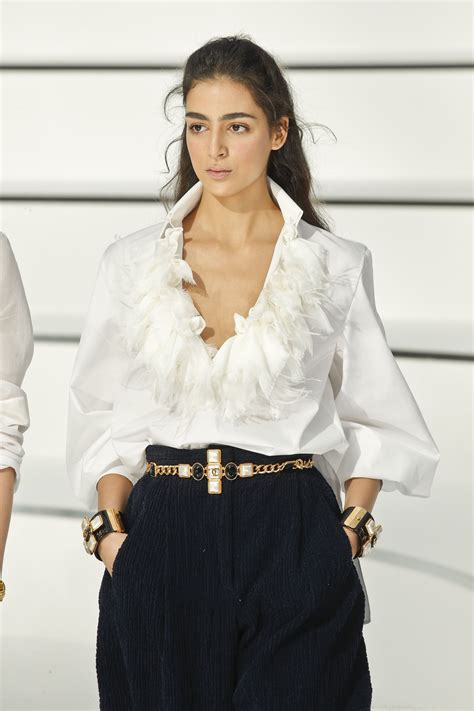 camisa blanca chanel|CHANEL.